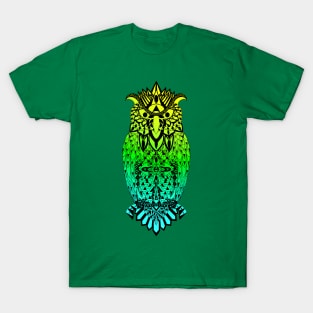 magical owl bird pattern ecopop T-Shirt